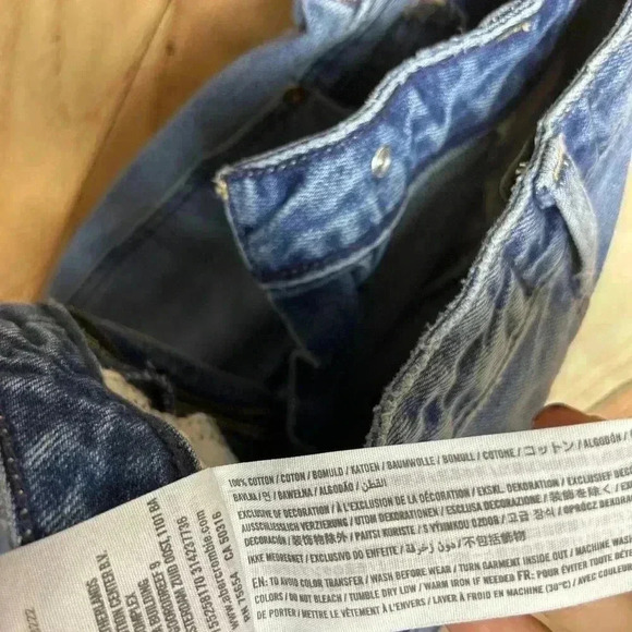 *Abercrombie & Fitch Simone High Rise Wide Leg Crop Size 26/2L - Picture 4 of 5